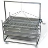 Table à roulettes barbecue fermé P90 Lux