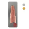 plaque filet de saumon or argent