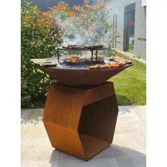 Brasero plancha corten Ey 110