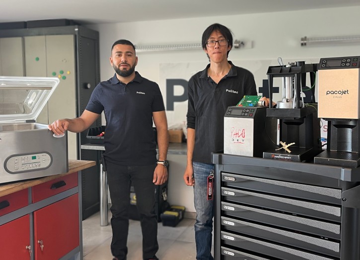 Ersan et Christophe du service technique
